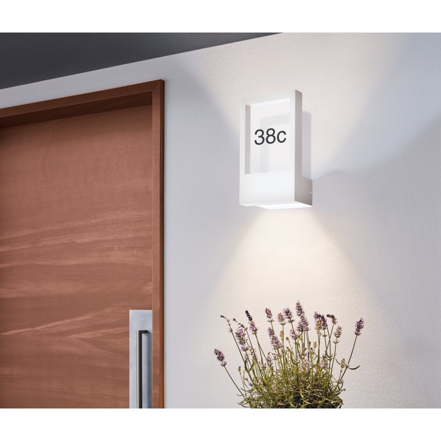 Eglo - Αριθμός οικίας 1xE27/28W/230V λευκό IP44