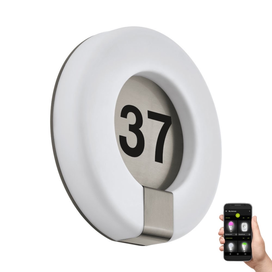 Eglo 98145 - LED Ρυθμιζόμενος αριθμός οικίας MARCHESA-C LED/15W/230V IP44