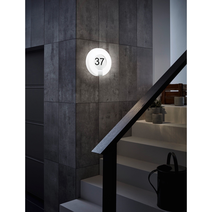 Eglo 98145 - LED Φωτιστικό Αριθμός οικίας ντιμαριζόμενο MARCHESA-C LED/15W/230V IP44