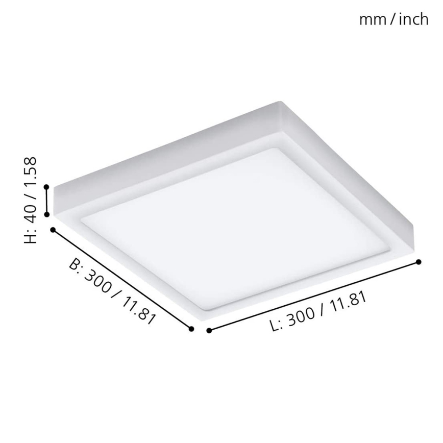 Eglo - Φως εξωτερικού χώρου dimmer LED ARGOLIS-C LED/22W/230V Bluetooth IP44