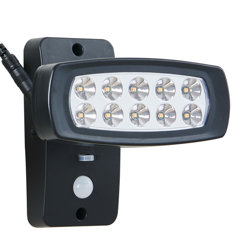 Eglo - Ηλιακό φωτιστικό τοίχου LED με αισθητήρα LED/1,2V 600 mAh IP44