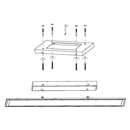 Eglo - Πάνελ dimmer LED LED/30W/230V + τηλεχειριστήριο