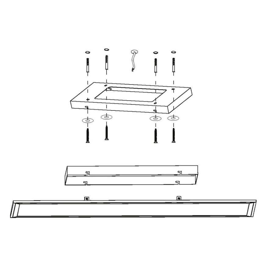 Eglo - Πάνελ dimmer LED LED/30W/230V + τηλεχειριστήριο