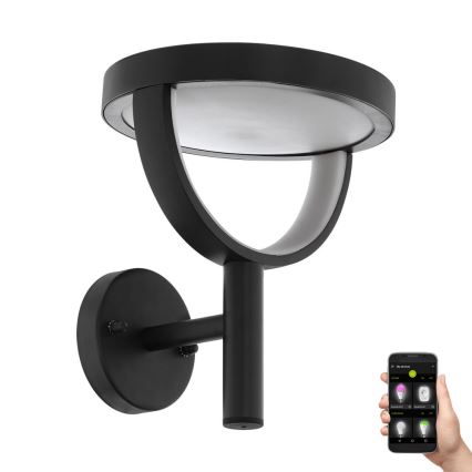 Eglo 98234 - LED επιτοίχιο φωτιστικό εξωτερικού χώρου FRANCARI-C LED/15W/230V IP44