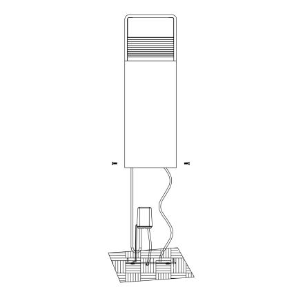 Eglo - Λάμπα εξωτερικού χώρου LED LED/5W/230V IP44