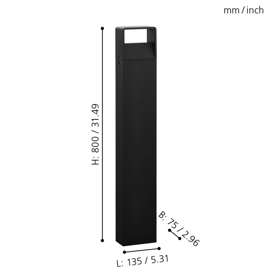 Eglo 98272 - Λάμπα εξωτερικού χώρου LED DONINNI LED/5W/230V IP44