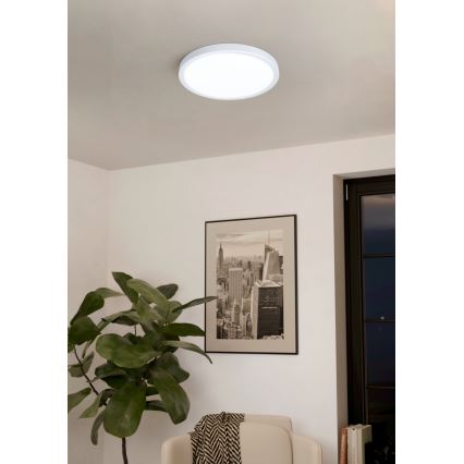 Eglo - Ρυθμιζόμενο φωτιστικό οροφής LED/20W/230V + τηλεχειριστήριο διάμ. 30 cm