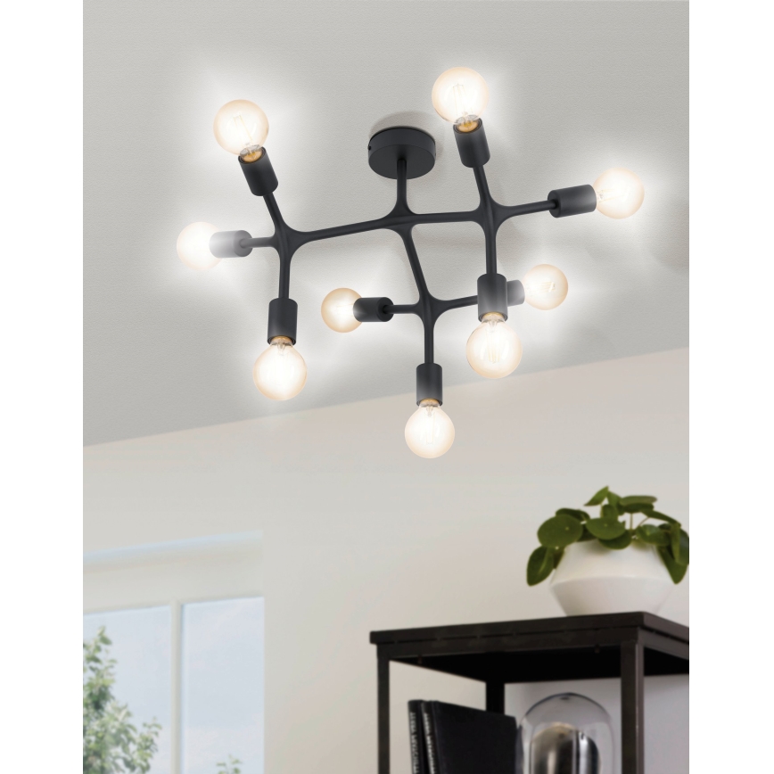 Eglo - Συνδεδεμένο πολύφωτο 9xE27/60W/230V