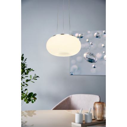 Eglo - LED RGB Κρεμαστό φωτιστικό οροφής ντιμαριζόμενο OPTICA-C LED/21W/230V διάμετρος 37,5 cm