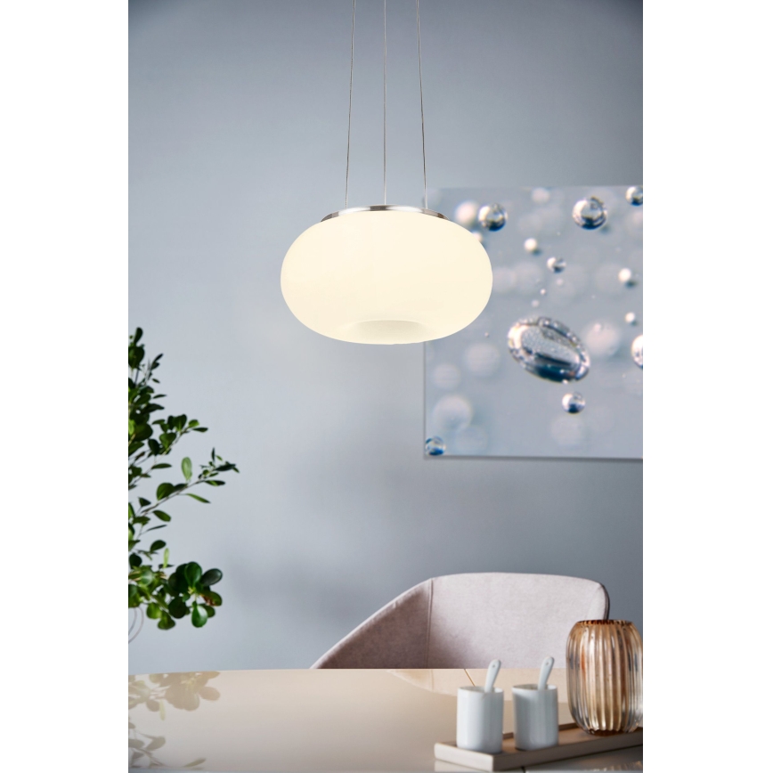 Eglo - LED RGB Κρεμαστό φωτιστικό οροφής ντιμαριζόμενο OPTICA-C LED/21W/230V διάμετρος 37,5 cm