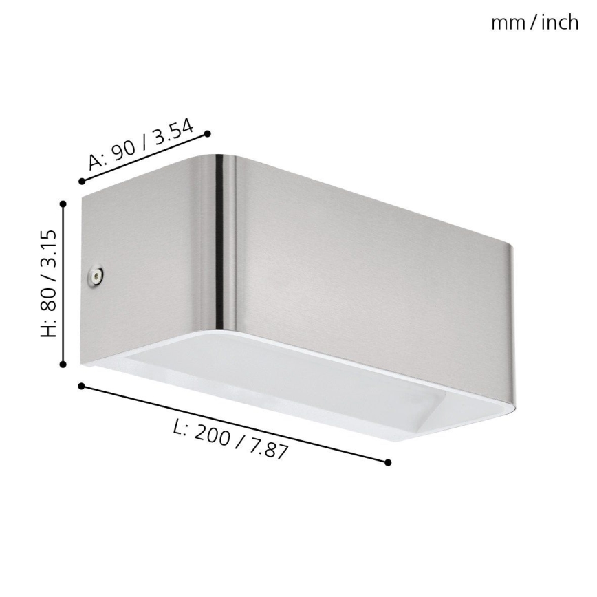 Eglo - Φως τοίχου LED LED/10W/230V