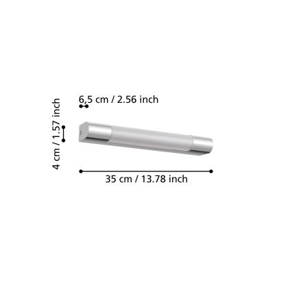 Eglo 98442 - LED φωτιστικό καθρέφτη μπάνιου TRAGACETE LED/8W/230V IP44