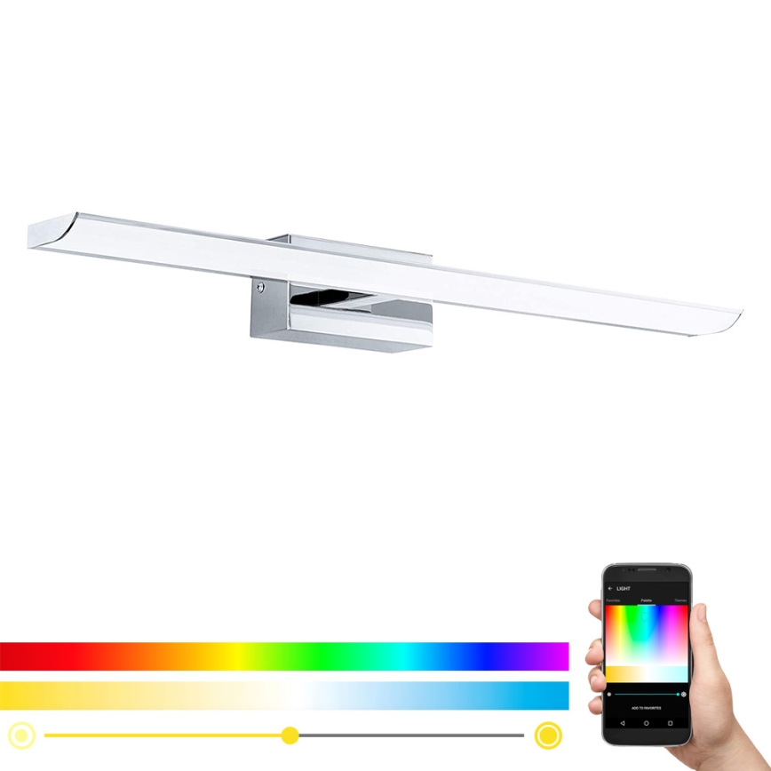 Eglo - LED RGB Dimmable φωτιστικό μπάνιου LED/15,6W/230V IP44 + τηλεχειριστήριο
