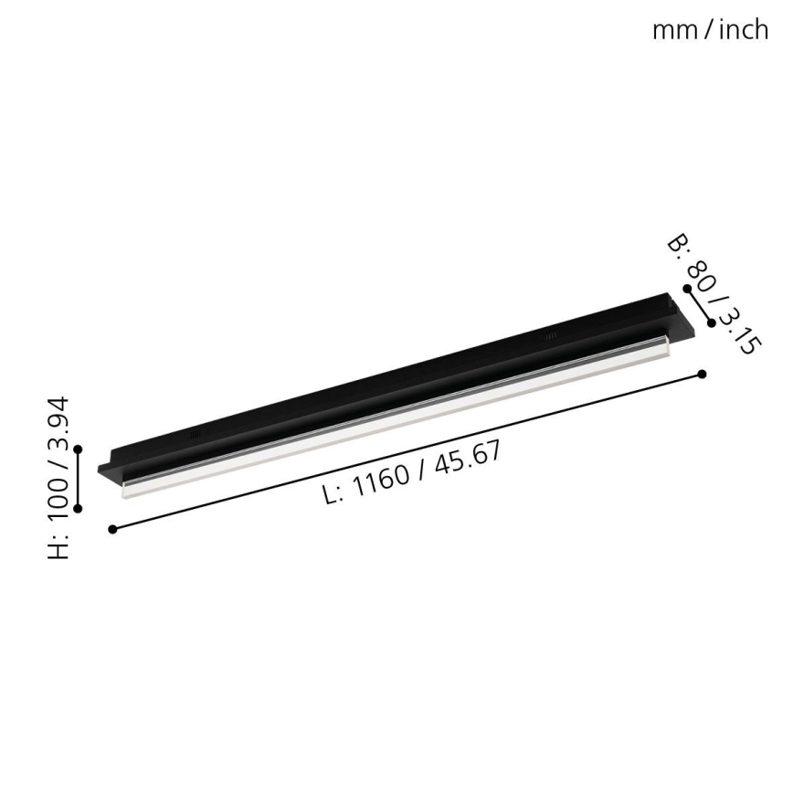 Eglo 98494 - Φωτιστικό οροφής LED SPADAFORA LED/25W/230V