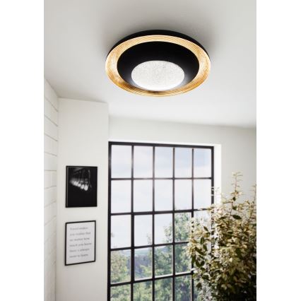 Eglo - LED Ρυθμιζόμενο φωτιστικό οροφής LED/24,5W/230V με τηλεχειριστήριο