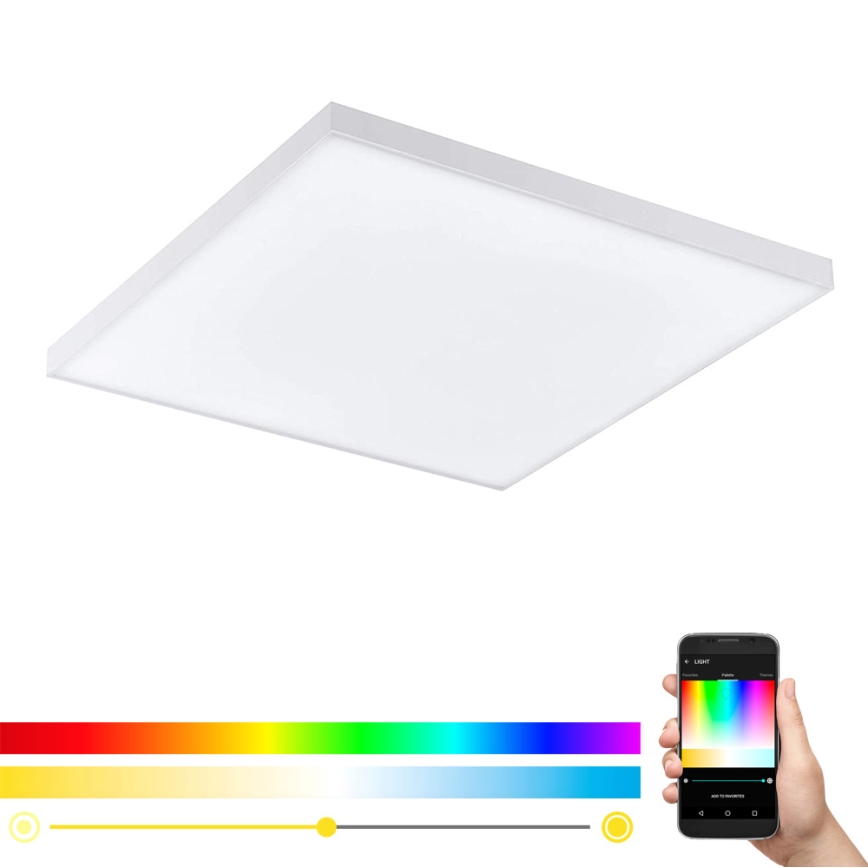 Eglo - LED RGB dimmable φωτιστικό οροφής TURCONA-C LED/15W/230V + τηλεχειριστήριο
