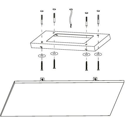 Eglo - LED RGB Dimming φωτιστικό οροφής TURCONA-C LED/30W/230V + RC