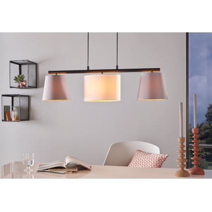 Eglo - LED κρεμαστό φωτιστικό με καλώδιο 3xE14/25W/230V
