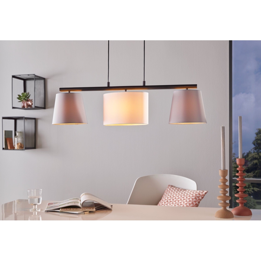 Eglo - Πολύφωτο σε σχοινί 3xE14/25W/230V