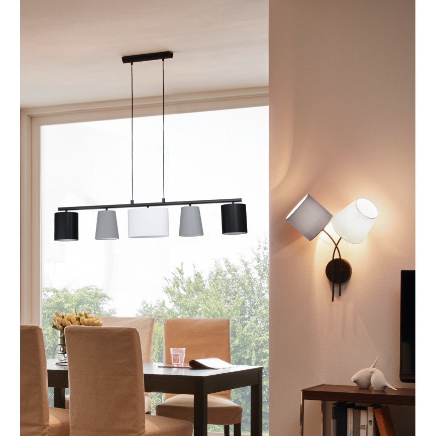 Eglo - Πολύφωτο σε σχοινί 5xE14/25W/230V