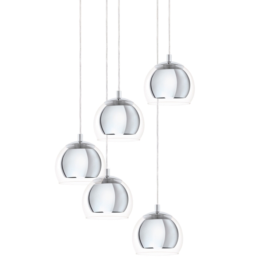 Eglo - Πολύφωτο σε σχοινί 5xE27/28W/230V