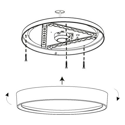 Eglo - Φως οροφής LED LED/16,8W/230V