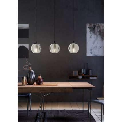 Eglo - Φωτιστικό οροφής με καλώδιο 3xE27/40W/230V