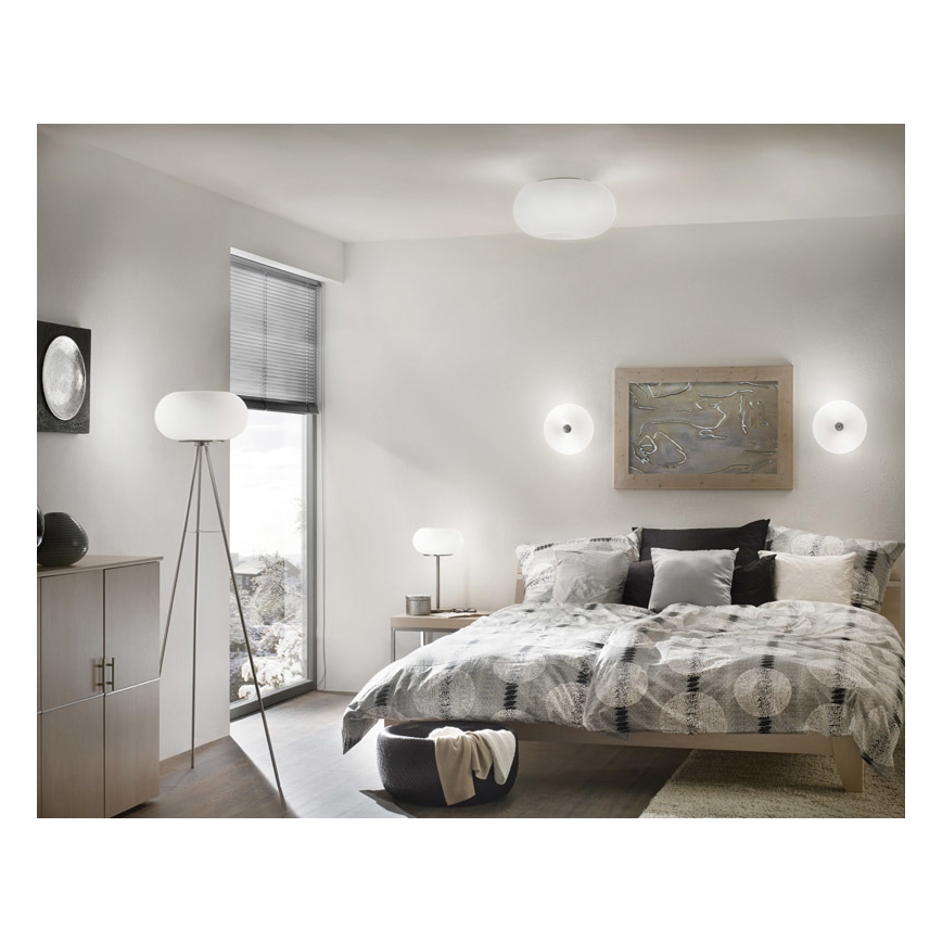 Eglo - Επιτραπέζιο φωτιστικό LED RGB με ρύθμιση φωτεινότητας OPTICA-C LED/16W/230V διάμ. 27,5 εκ.