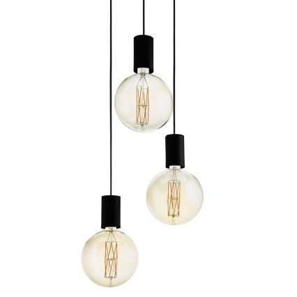 Eglo - Πολύφωτο σε σχοινί 3xE27/40W/230V