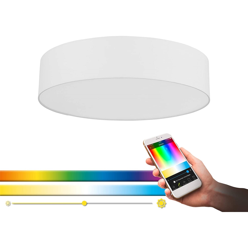 Eglo - LED RGB Dimming φωτιστικό οροφής ROMAO-C LED/33W/230V + RC