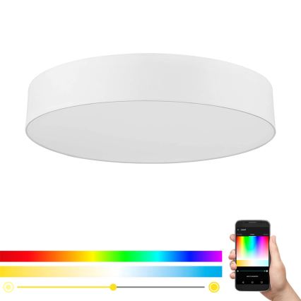 Eglo - LED RGB dimmable φωτιστικό οροφής ROMAO-C LED/42W/230V + τηλεχειριστήριο