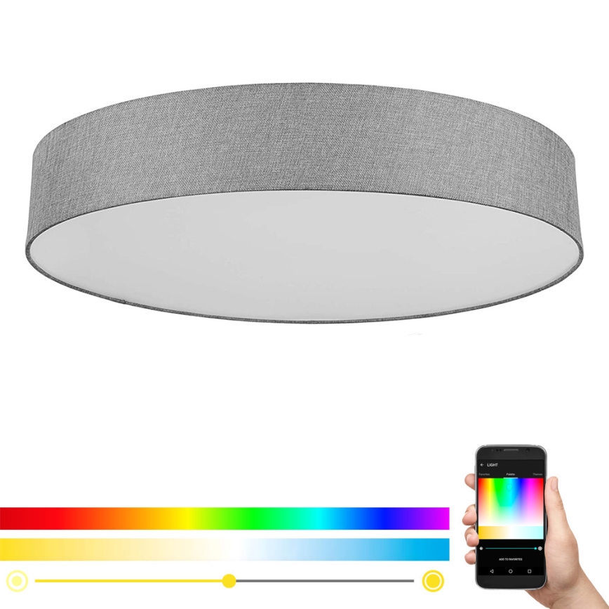 Eglo - LED RGB Dimming φωτιστικό οροφής ROMAO-C LED/42W/230V + RC