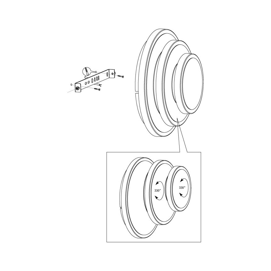 Eglo - Φως οροφής LED LED/11,4W/230V + LED/8,6W + LED/5,4W