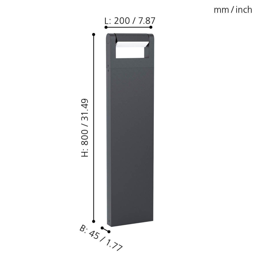 Eglo - Λάμπα εξωτερικού χώρου LED LED/4,8W/230V IP44