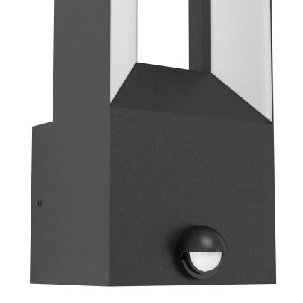 Eglo - LED Εξωτερικό φωτιστικό τοίχου με αισθητήρα 2xLED/5W/230V IP44