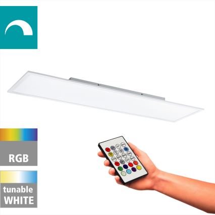 Eglo - RGBW Φωτιστικό οροφής dimming LED/32,5W/230V 2700-6500K 120x30 cm + τηλεχειριστήριο