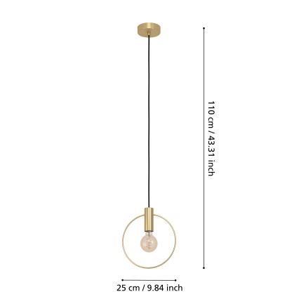 Eglo - Πολύφωτο κρεμαστό 1xE27/40W/230V