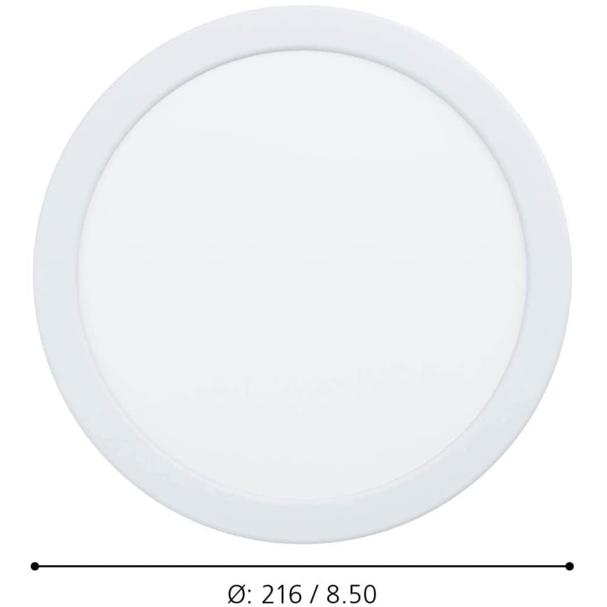 Eglo - LED Dimmable χωνευτό φωτιστικό μπάνιου LED/16,5W/230V IP44 ZigBee