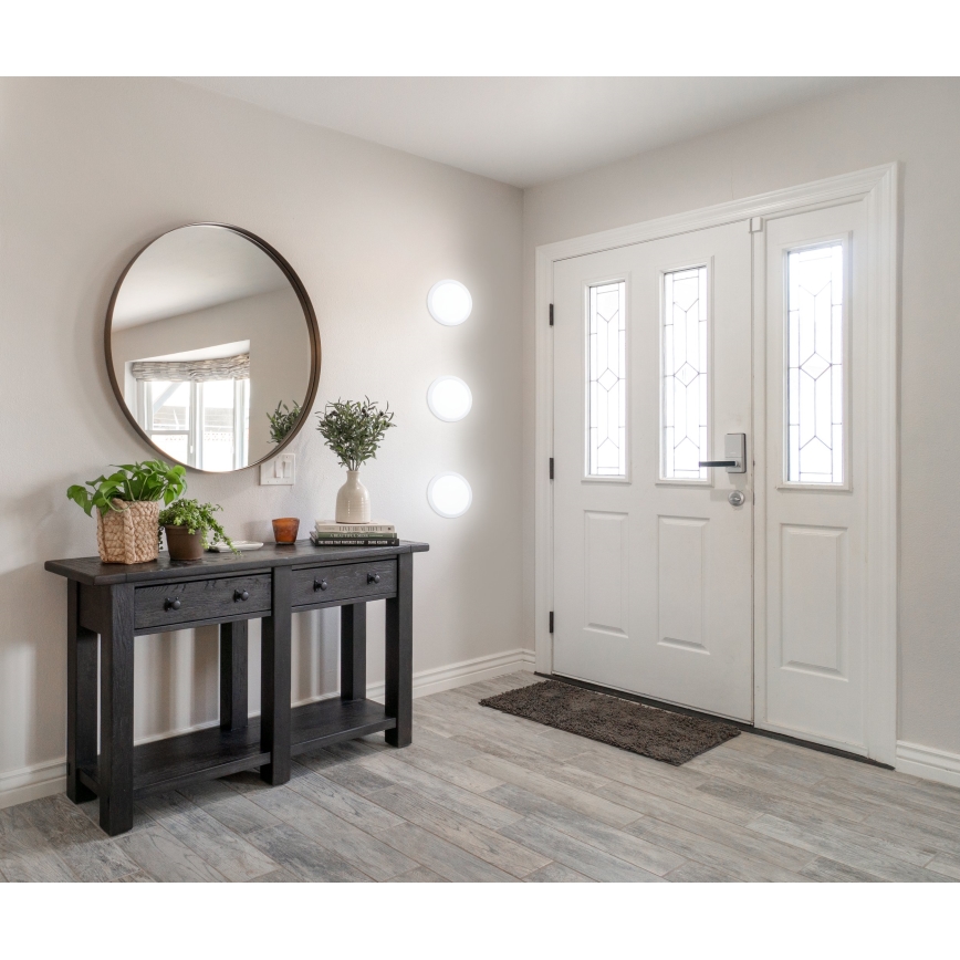 Eglo - LED Ρυθμιζόμενο εντοιχισμένο φωτιστικό για μπάνιο LED/16,5W/230V IP44 ZigBee διάμ. 21,6 cm