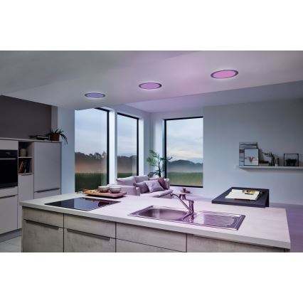 Eglo - Εντοιχιζόμενο ρυθμιζόμενο φωτιστικό οροφής LED για μπάνιο, LED/16,5W/230V IP44 ZigBee Ø 21,6 cm