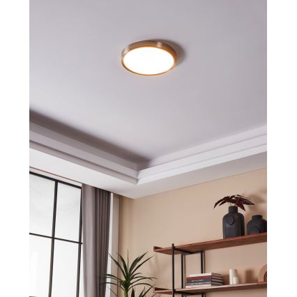 Eglo - LED Ρυθμιζόμενο φωτιστικό οροφής μπάνιου LED/19,5W/230V 2700-6500K IP44 ZigBee
