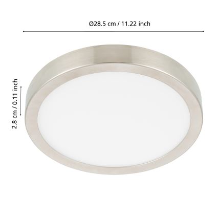 Eglo - LED Dimmable φωτιστικό οροφής μπάνιου LED/19,5W/230V 2700-6500K IP44 ZigBee