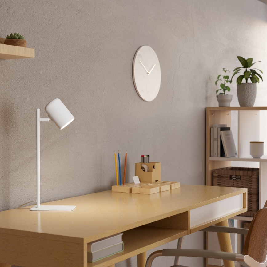 Eglo - LED Επιτραπέζια λάμπα 1xGU10/4,5W/230V λευκό
