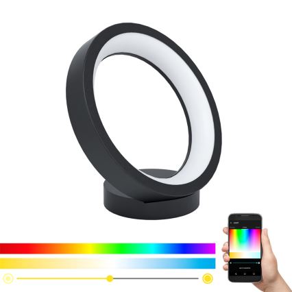 Eglo 99029 - Επιτραπέζιο ρυθμιζόμενο φωτιστικό LED RGB MARGHERA-C LED/16W/230V