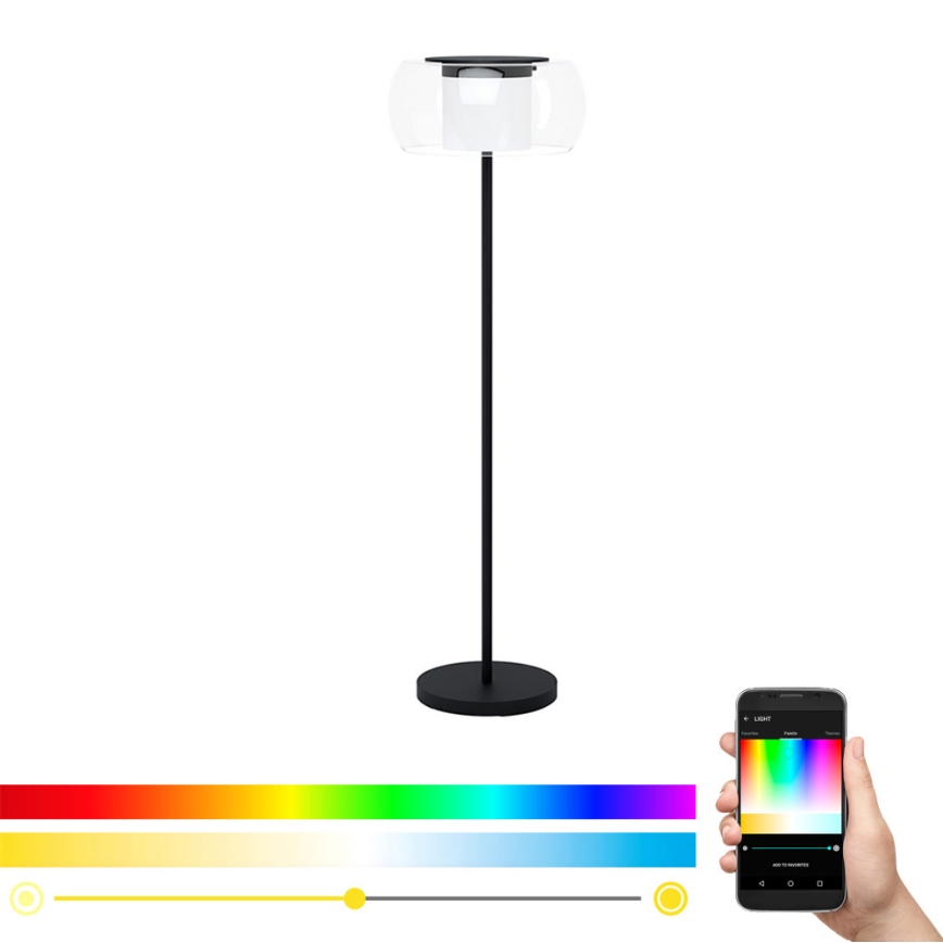 Eglo 99037 - LED RGB ρυθμιζόμενο φωτιστικό δαπέδου BRIAGLIA-C LED/24,8W/230V