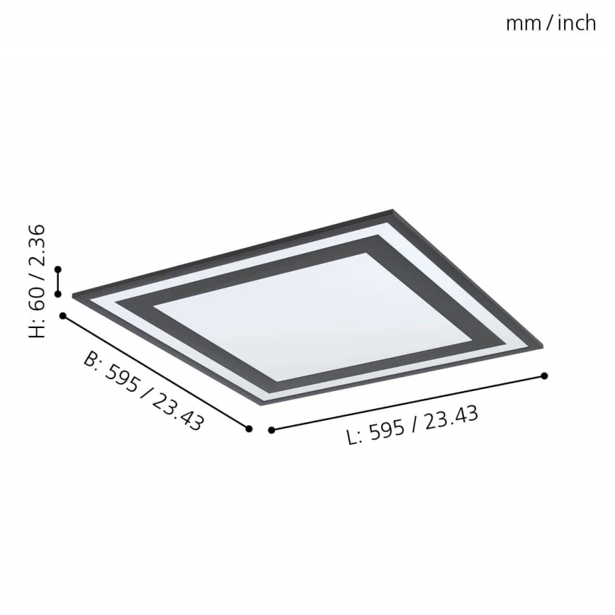 Eglo - Φως οροφής LED LED/36W/230V