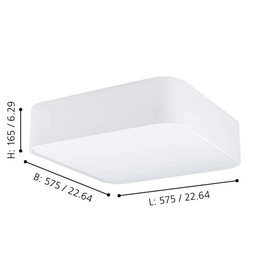 Eglo - Φως οροφής 5xE27/25W/230V