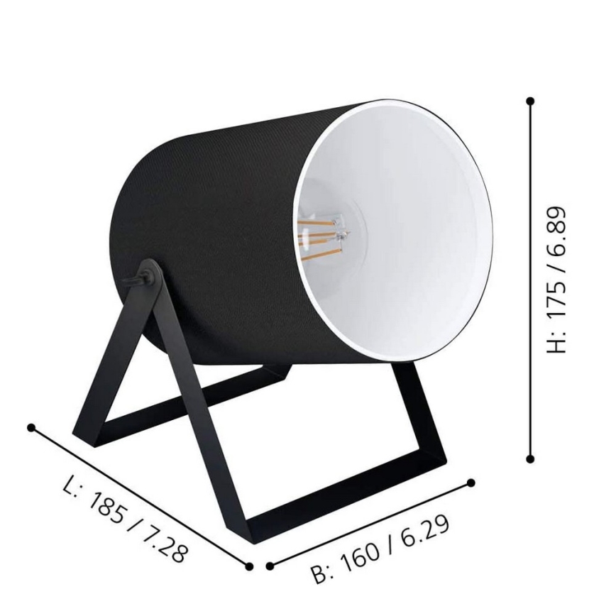 Eglo - Eπιτραπέζιο φωτιστικό 1xE27/25W/230V