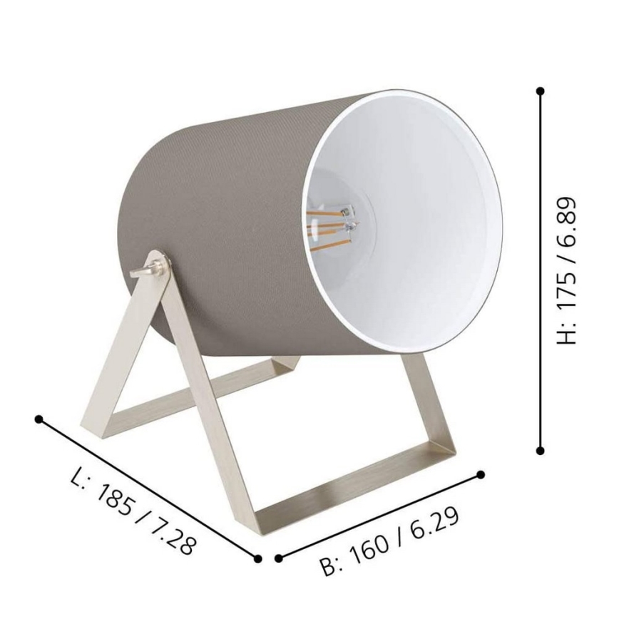 Eglo - Eπιτραπέζιο φωτιστικό 1xE27/25W/230V