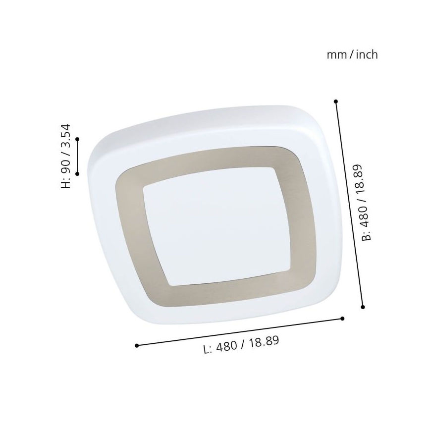 Eglo - Φως οροφής LED LED/22W/230V